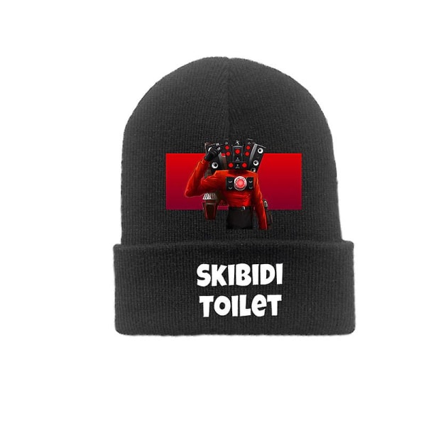 Skibidi Toalett Yllemössor Tecknad Anime Huvudbonader Gata Utomhus Hot Game Stickad cap Pojkar Flickor Vuxen Julfest Gåvor qtg1051S-CSR52X12 adult(11-35y)