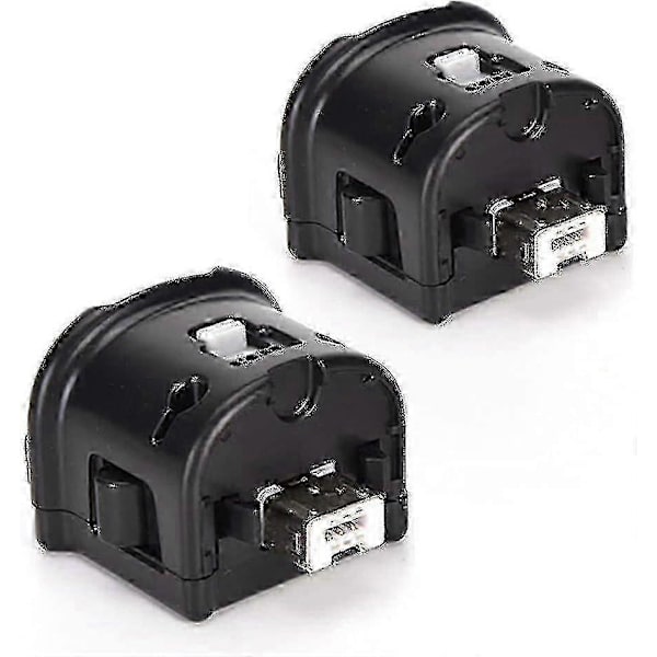 2 Motion Plus Adapter Sensor for Wii Remote Controller, Motion Plus Adaptor Accelerator Replacement for Wii Motion Plus Adapter Black