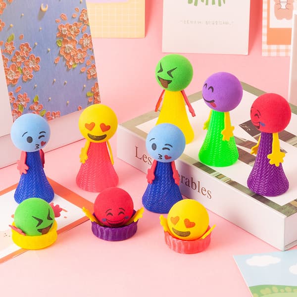 20-pack lysande leksaker, studsande älvor, fjädergubbe, studsande liten gubbe, hoppande gubbe, dagispresenter