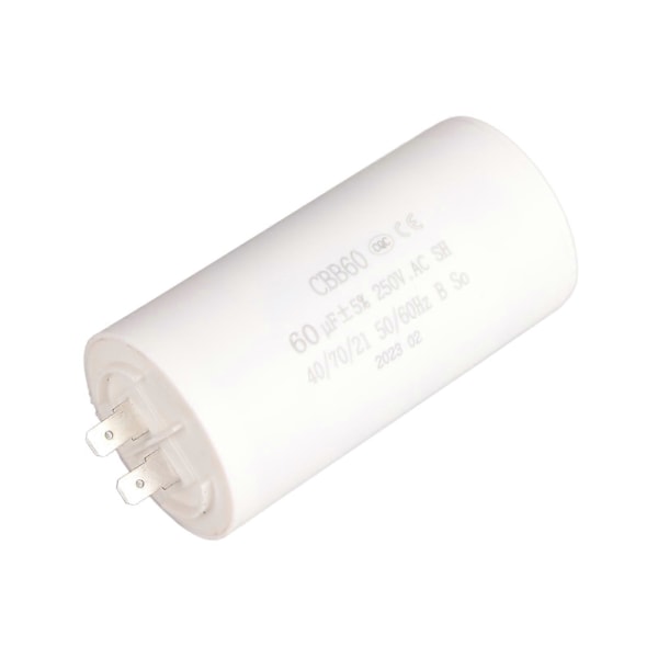CBB60 Cylinderformet Driftkondensator AC 250V 60uF 50/60HZ til Motorpumpe