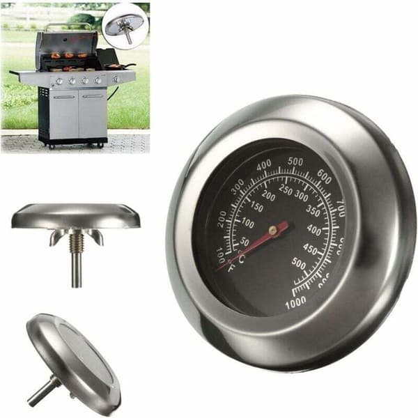 GrooFoo Ovntermometer i Rustfrit Stål BBQ Termometer