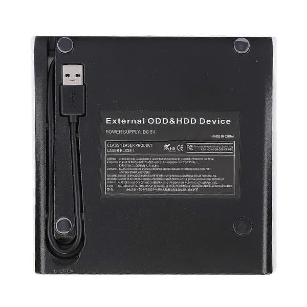 CD-enhet Kabinett USB3.0 SATA Extern Datortillbehör 9,5mm