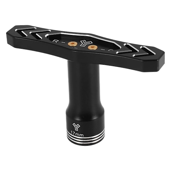17 mm hjulmøtrik værktøj sekskantmøtrikker sleeve RC bil til 1/8 1/10 off-road RC bil crawler dæk sort