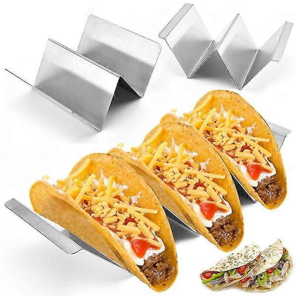 Taco-stativ i rustfritt stål Taco-stativ i rustfritt stål Pannekakestativ