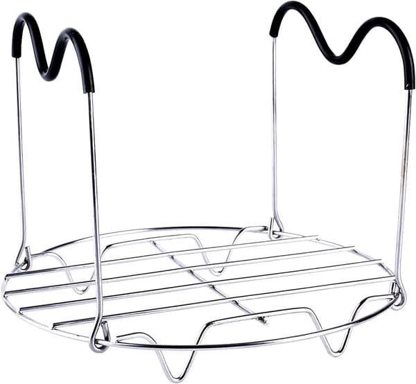 Dampstativ Rundt Rustfritt Stål Dampstativ Stativ Pizzaholder
