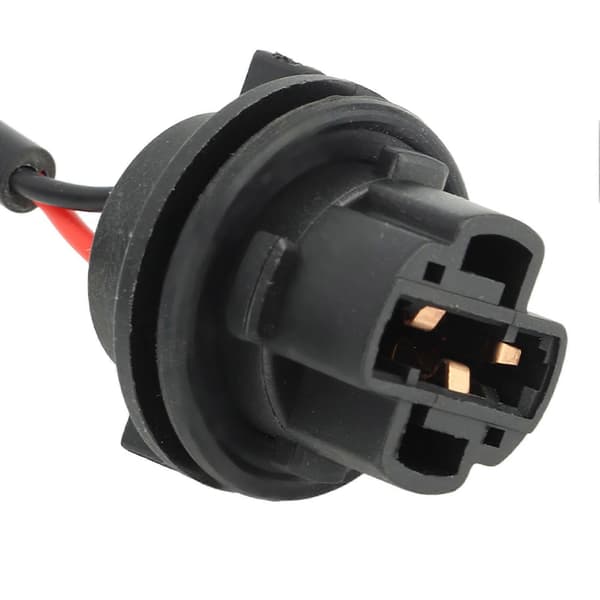 2 stk. Bremselysdekoder 12V Bremse Lampe Anti-flimmer Fejlannullerer Dekoder til 7443 T20 Stik Bremselys