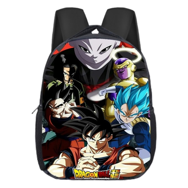 Dragon Ball Ryggsäck Flickor Pojkar 12 Inch Skolväska Kids Goku Skolväska Kindergarten School Bag Blue