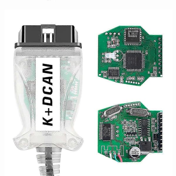 K+DCAN Chip för OBD2 Bil Diagnostikverktyg Scanner Switch USB Gränssnittskabel K + DCAN för