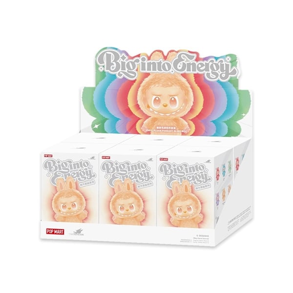 6-pak POP MART 3.0 LABUBU Monsters Spændende Macaron Plyslegetøj