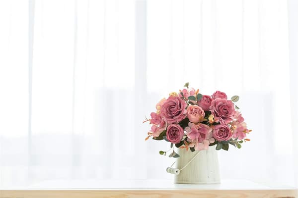 Konstgjorda Blomsterarrangemang - 2-pack Pion Hortensia Bukett