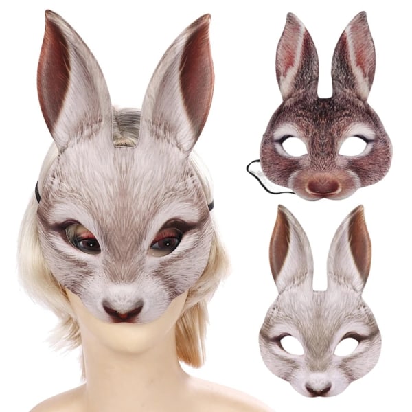 3D Animal Mask Halloween Masquerade Ball Mask 3D Animal mask D