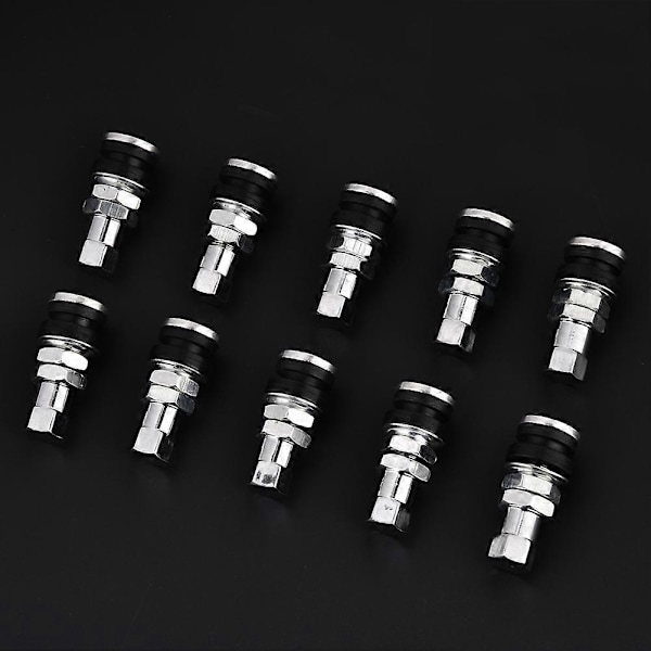 100 stk. Bil Motorsykkel Universal Erstatning Snap-in Dekkventil (TR414)