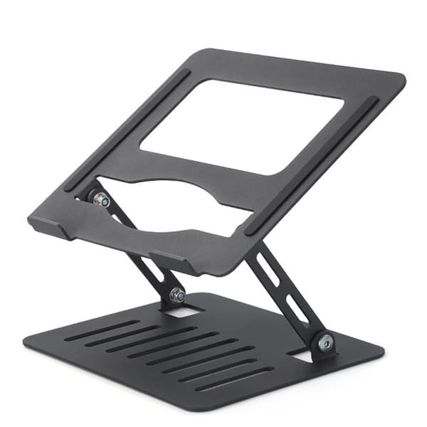 Foldbart Laptopstativ, Justerbart Ergonomisk Bordcomputerstativ, Bærbar Ventileret Laptop Holder