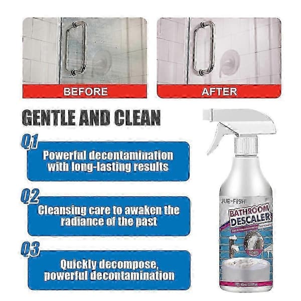3x Multi-Purpose Skumrens Vask Badeværelse Hjem Vask Vedligeholdelse Spray Skumrens