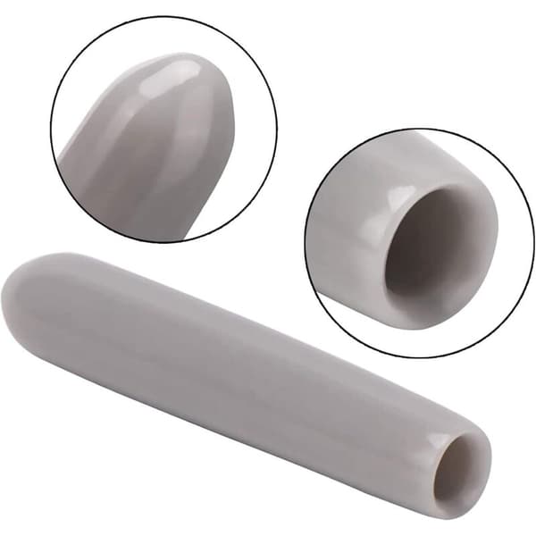 Diskmaskinslock [100 stycken], Diskmaskinskorgskydd, Diskmaskinslock för att skydda diskmaskinskorgens stift, Rostfritt (Grå)