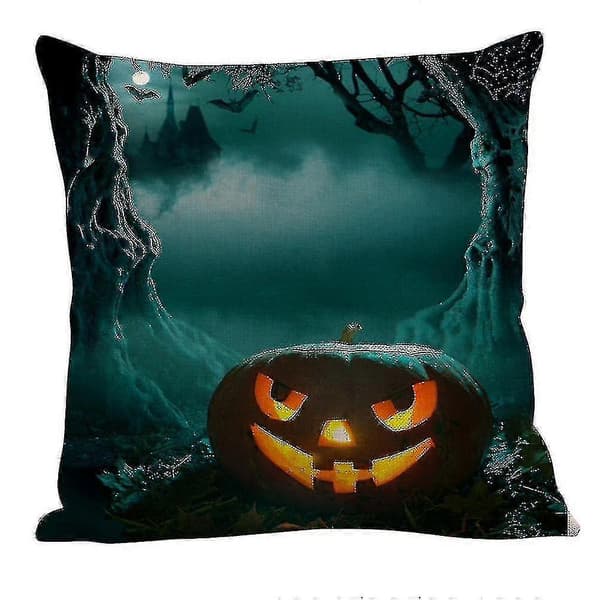 Nytt Halloween Gresskar Trykt Putetrekk