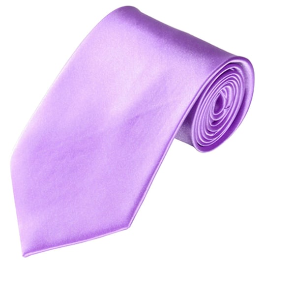 Mode Slim Satin Tie I Enfärgad In