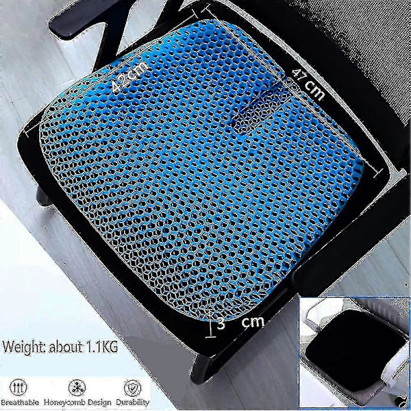 Gel Setepute Ortopedisk, Pustende Setepute Honeycomb Bionic Stol-jie