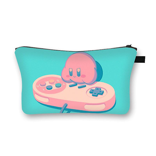 Kirby Cartoon Anime Kosmetisk väska Fyrkantig utomhus multifunktions reseförvaringsväska Kvinnor Toalettartiklar Organizer Flickor Födelsedagspresent Kirby-18