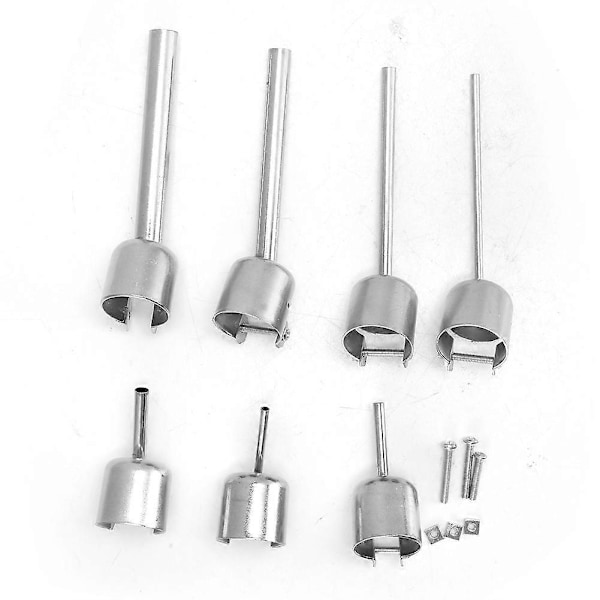7 st / Set 850 Universal Stål Varmluftspistol Munstycke 10x10mm / 8x8mm / 5x5mm / 4x4mm / 3x3mm