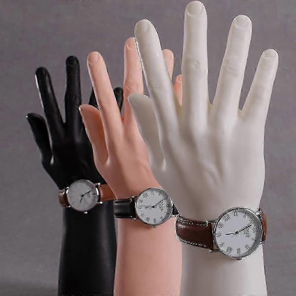 Handdocka Smyckesdisplay Stativ Manlig Handmodell Armband Ring Handskar