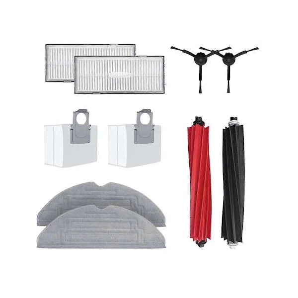 For S8 / S8+ / S8 Pro S8 Pro Ultra Reservedeler Støvsuger Rullebørste HEPA Filter Moppeklut