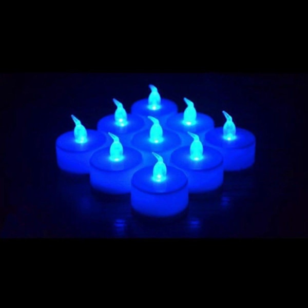 24 Pak LED Fyrfadslys  Flimrende Flammeløse Fyrfadslys