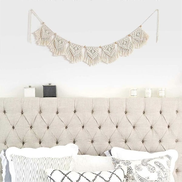 Tofs Vävd Väggbonad Boho Chic Boho Hem Geometrisk Konst Dekor, Vacker Lätt Elegant, 110 x 20cm