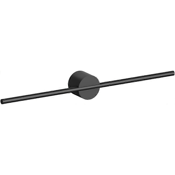 40CM Håndklædeholder - Vægmonteret Håndklædeholder i Aluminium - Håndklædehylde - Justerbar - til Badeværelse, Køkken, Badeværelse (Sort)