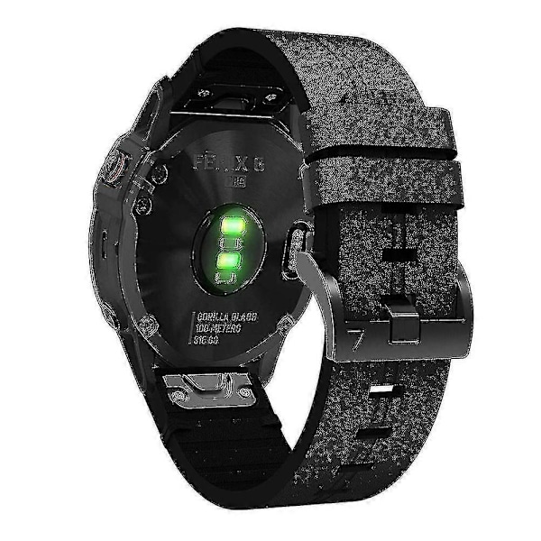 Erstatningsrem i lær for Garmin Fenix 6