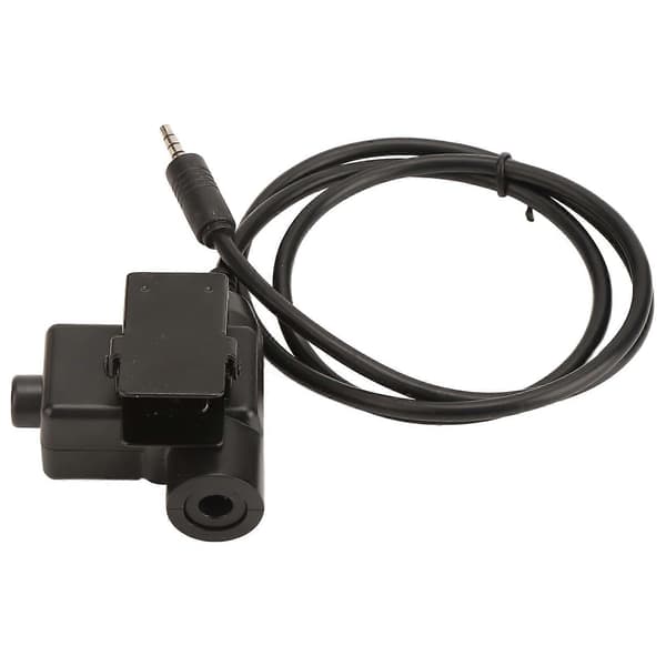 U94 PTT Adapter Professionel Meget Fleksibel PTT Headset Adapter til 3,5 mm Lydinterface Mobiltelefon