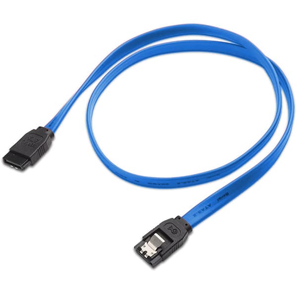 III Kabel, 1 Stk. 6Gbps Lige HDD SDD Datakabel med Lås 40cm til SATA HDD SSD CD Driver CD Brænder