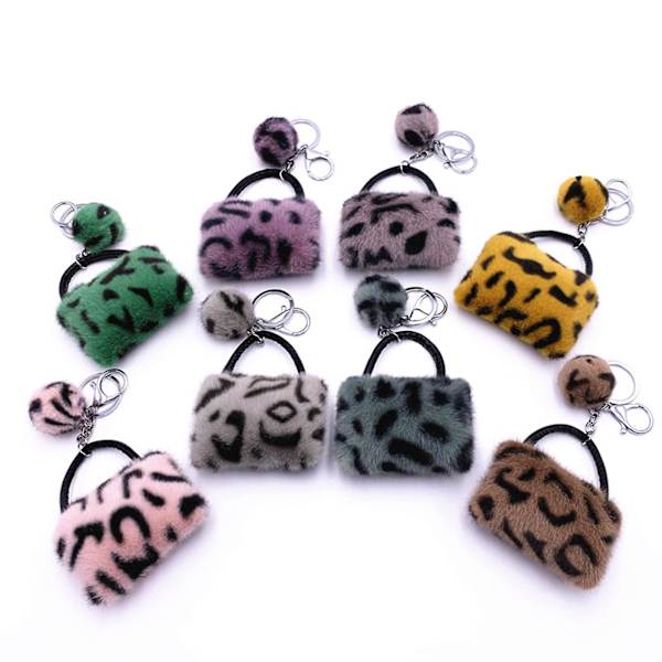 Liten Tote Charm Mini mjuk plysch prydnad Yellow
