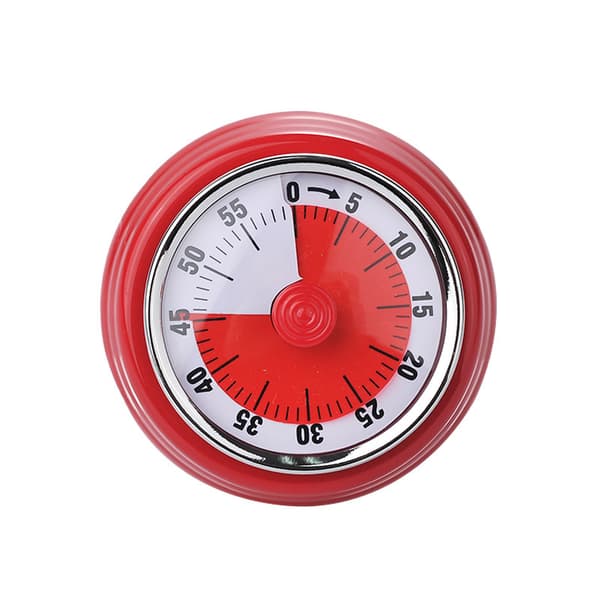 Japansk mekanisk timer kök sopptimer påminnelse visuell tidshantering alarm nedräkning magnetisk sug