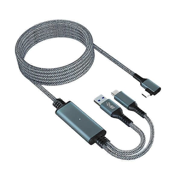 Kompatibel med Meta/ 3 Link-kabel 5M VR-datakabel 2A Snabbladdning 5Gbps Höghastighetsdataöverföringskabel