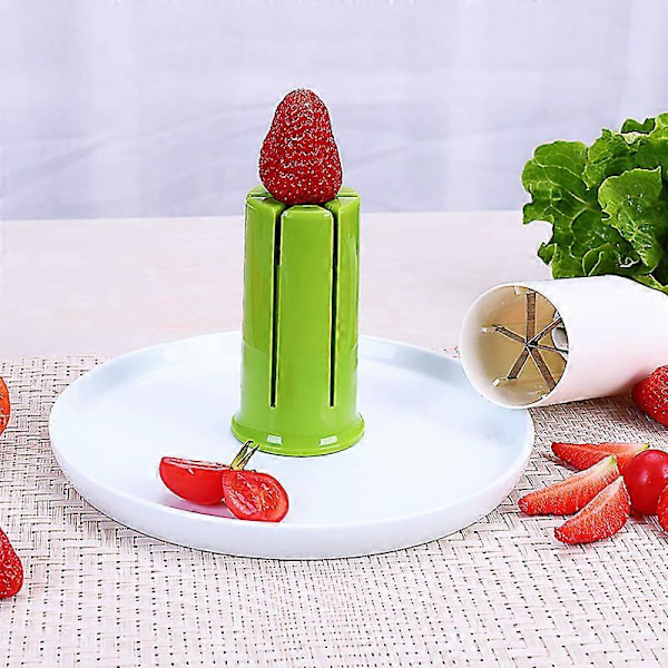 Multifunksjonell frukt- og grønnsakskutter fruktsalatlaging fruktdispenser