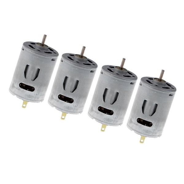 4x DC-moottori DC 6-12V 16400RPM Korkea Sähkömoottori DIY-lelut