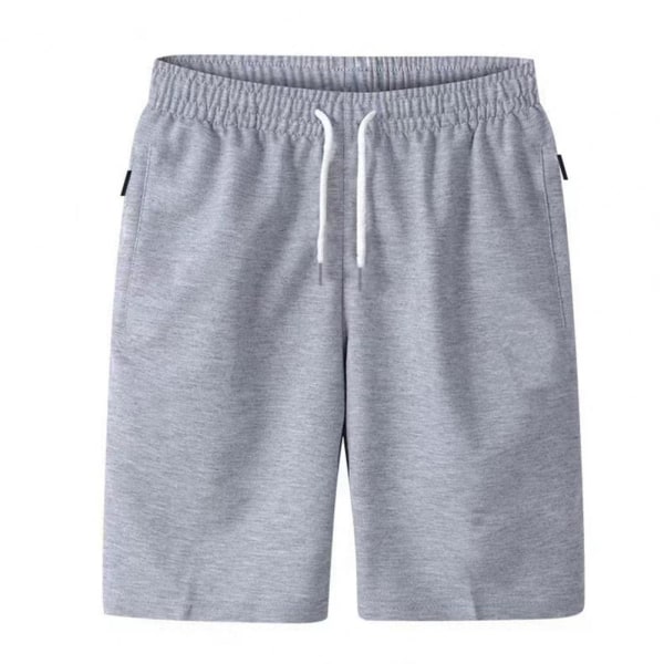 Cargo Shorts Elastisk midja Tunn Lös ficka Dragsko Cargo Shorts Black L