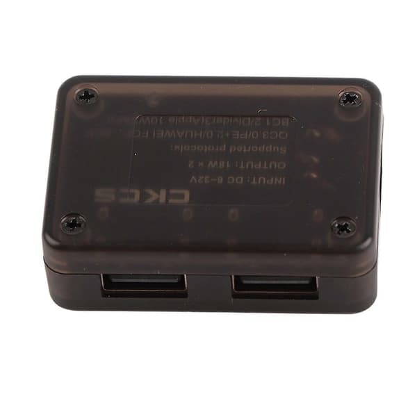 12V 24V til QC3.0 DCDC Nedtransformator Dobbelt USB Hurtig Opladnings Buck Modul