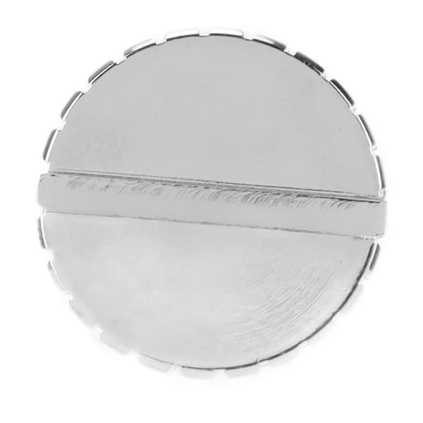 Vattenstoppsplugg Svart Silver G1/4 Gängplugg med O-ring för Dator Vattenkylningssystem Silver
