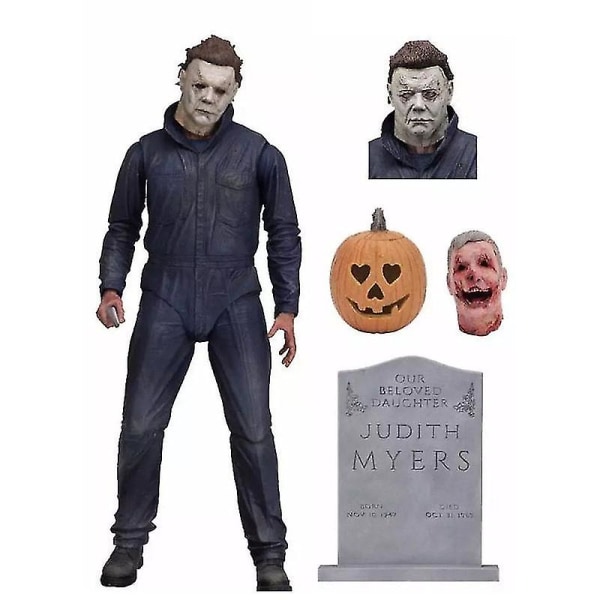 Halloween 2 Michael Myers Actionfigur Skrämmande rörlig modell Personlig skrivbordsmodell