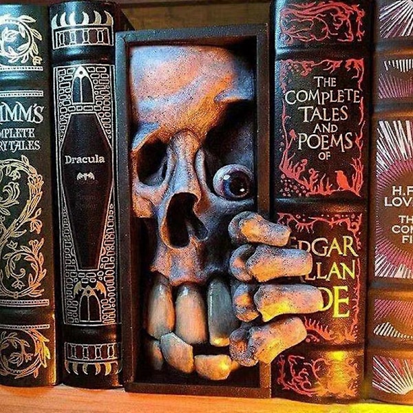 Halloween Figurer Tilføjer Festlig Atmosfære Levende Udtryk Horror Form Figurer Model Kreativt Bordpynt Simulation Monstre Skelet Bookno