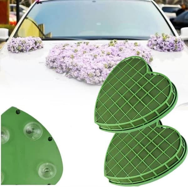 Blomsterskum, Hjerteformet, Friskkuttede, Oasis, for DIY