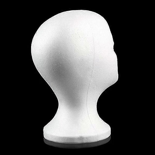 Skum Mannekänghuvud Modell Solglasögon Glasögonställ Hatt Keps Displayhållare Headset Mannekänghuvud D