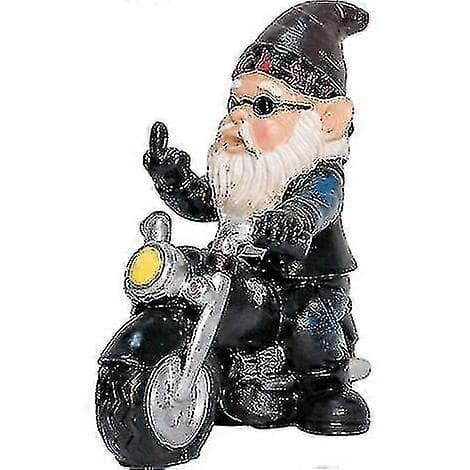 Trädgårdstomtar - Biker Gnomes-yvan