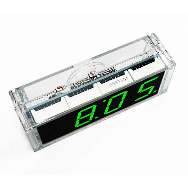 Digital Klocka Kit Ljusstyrningskontroll 1 Tums LED Digitalrör 51 Mikrokontroller Elektronisk Klocka DIY Par