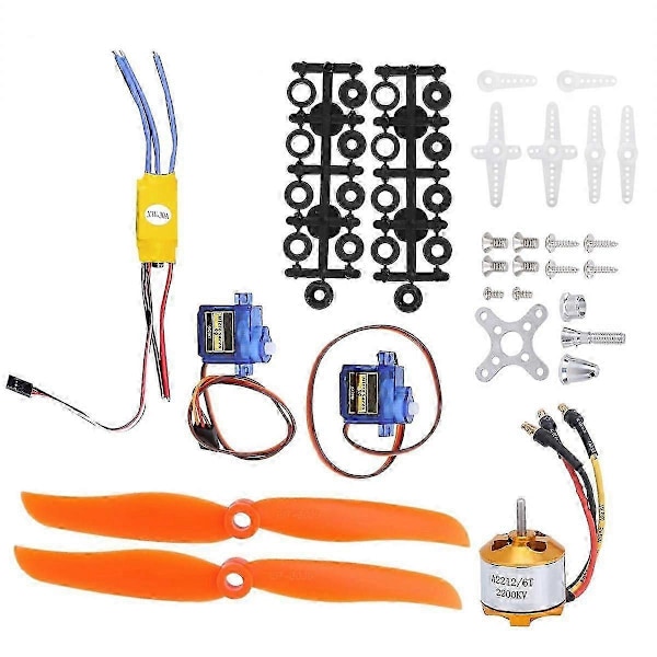 Apply SG90 Servo 2212 KV2200 Harjaton Moottori 30A ESC 6035 Potkuri Lisävaruste Sähkömoottorisarja Rc A:lle