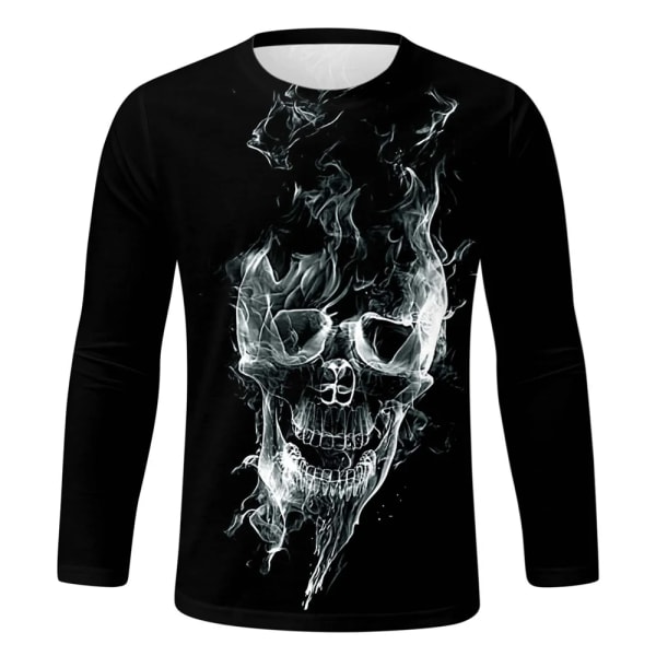 Barnkläder för tonåringar Barn Pojkar Gratis frakt Halloween Mascot For Boy T-shirts Med Hösten 2023 Trend Långärmade T-shirts S14TX1969 150