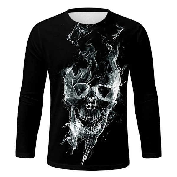 Barnkläder för tonåringar Barn Pojkar Gratis frakt Halloween Mascot For Boy T-shirts Med Hösten 2023 Trend Långärmade T-shirts S14TX1977 110