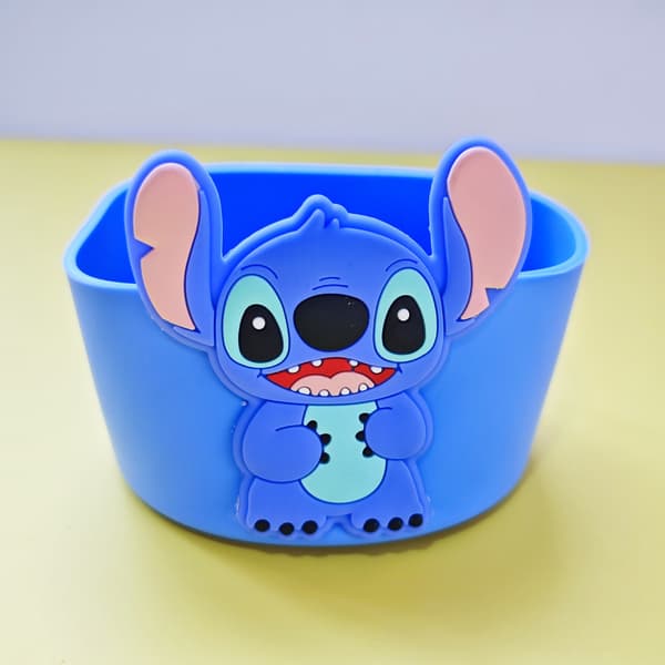 Tecknad Sugrörshatt 10MM Dammskydd Lilo & Stitch Dekorativ Koppärm Set 2